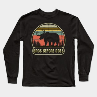 Bros Before Does - Bachelor Party Long Sleeve T-Shirt